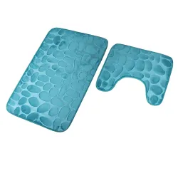 Bathroom / toilet mat - non-slip - 2 piecesBathroom & Toilet