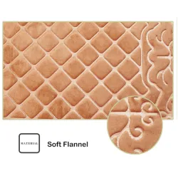 Bathroom / toilet mat - non-slip - 2 piecesBathroom & Toilet