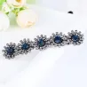 Elegant hair clip with crystal flowersHair clips