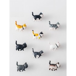 Dekorative møbelgreb - vægkroge - katteformet