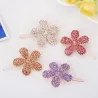 Crystal flower hair pinHair clips