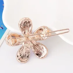 Épingle à cheveux fleur en cristal