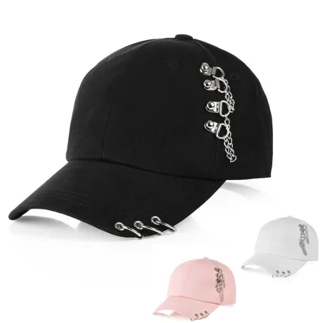 Baseballkappe mit Metallringen - Unisex