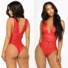 Seksikäs pitsibody - hihaton - g-string