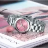 CHRONOS - luksuriøst sølv Quartz-klokke - rustfritt stål