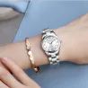 CHRONOS - luxury silver Quartz watch - stainless steelWatches