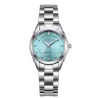 CHRONOS - luksuriøst sølv Quartz-klokke - rustfritt stål