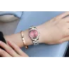 CHRONOS - montre à quartz de luxe en argent - acier inoxydable