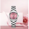 CHRONOS - montre à quartz de luxe en argent - acier inoxydable