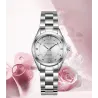 CHRONOS - montre à quartz de luxe en argent - acier inoxydable