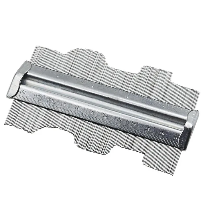 Professional contour profile gauge - template - tiling / laminate metal tool - 125mmHand tools