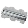 Profesjonalny miernik profilu konturu - szablon - metalowe narzędzie do płytek / laminatów - 125 mmNarzędzia Ręczne