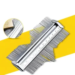 Gabarit de profil de contour professionnel - gabarit - outil pour carrelage / stratifié - 125 mm