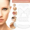 Silicone face stickers - reusable - wrinkle removal / lifting - 11 piecesSkin