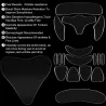 Silicone face stickers - reusable - wrinkle removal / lifting - 11 piecesSkin