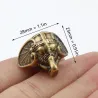Dekorative beskyttelsesbein for møbler - antikk elefant - vintage bronse - 8 stk