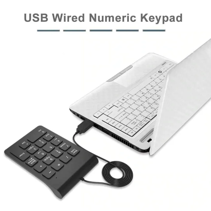 2.4GHz - numeric keypad numpad - 18 keys - wired / wirelessKeyboards