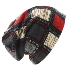 2 in 1 - cappello/sciarpa invernale - design scozzese - unisex