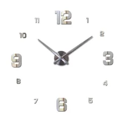 3D wall clock - acrylic DIY sticker - mirror effectWall stickers