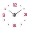 3D wall clock - acrylic DIY sticker - mirror effectWall stickers