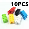 Building blocks shaped pencil sharpener - plastic - 10 piecesPencil sharpeners