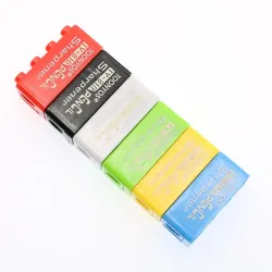 Taille-crayon en forme de blocs de construction - plastique - 10 pièces