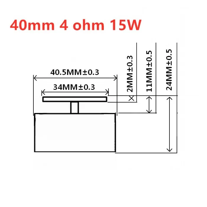 Audioluidspreker - volledig bereik - neodymium - 40 mm / 44 mm / 50 mm - 15 W / 20 W / 25 WLuidsprekers