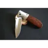 Sammenleggbar lommekniv - stålblad - palisanderhåndtak
