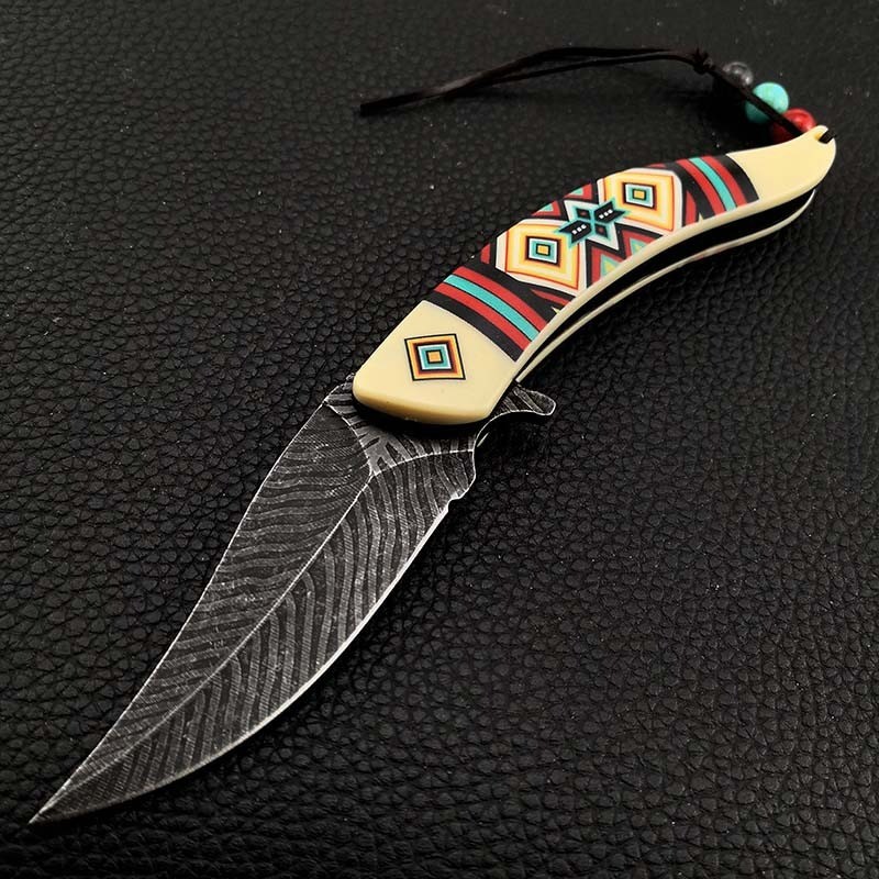 Folding pocket knife - decorative colorful handleKnives & Multitools