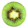 Myk rund stolpute - pute - fruktmønster