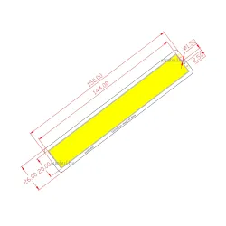 COB LED stripe - 8W - 150 * 26mm
