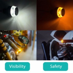 Motorcykel styrende - LED blinklys - vandtæt - 2 stk