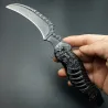 Couteau tactique pliable - conception de griffe de crâne