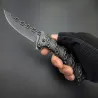 Couteau tactique pliable - conception de chaîne