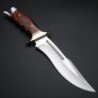 Military short knife - titanium alloy / woodKnives & Multitools