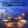 Lampe solaire LED - torche à lumière scintillante - étanche