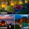 LED aurinkolamppu - taskulamppu välkkyvällä valolla - vedenpitävä