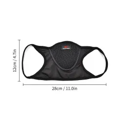 Cykelansiktsmask - dammsäker - vindtät - anti-föroreningar - nätfilter