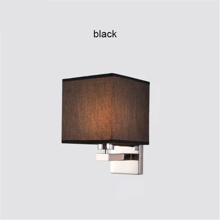 Aplique LED - candeeiro têxtil moderno - E27 - 5W