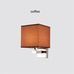 Aplique LED - candeeiro têxtil moderno - E27 - 5W