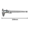 150mm - LCD - suwmiarka cyfrowa - stal nierdzewna - mikrometr elektronicznySuwmiarki