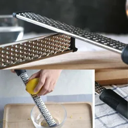 RVS rasp - voor kaas - chocolade - citroen/sinaasappelschilTools