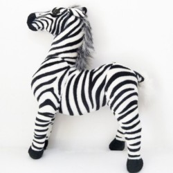 Zebra realista - brinquedo de pelúcia