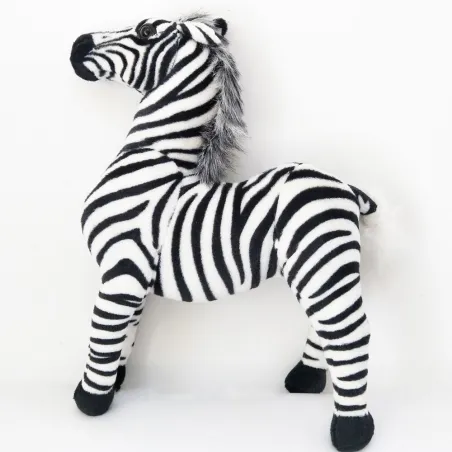 Zèbre réaliste - peluche