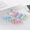 Silikonkabelorganisator - 3-rads - 2 stk