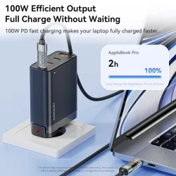 Câble USB C vers type C - charge rapide - transmission de données - avec écran LCD - 60W / 100W