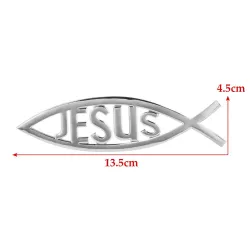 Jezus / vissymbool - autostickerStickers
