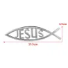 Symbole Jésus / poisson - autocollant pour voiture