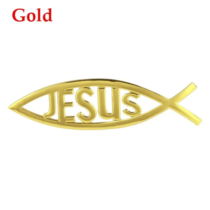 Jesus / Fischsymbol - Autoaufkleber