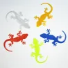 Autocollant de voiture réfléchissant - motif gecko - 2 pièces